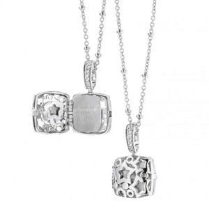 Collana da donna in argento e diamanti Comete GLA 102