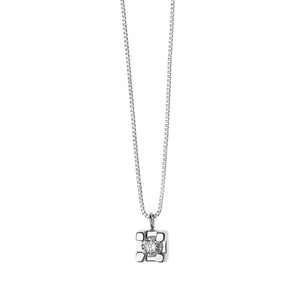 Comete Women's Necklace with Diamond Light Point GLB 1356
