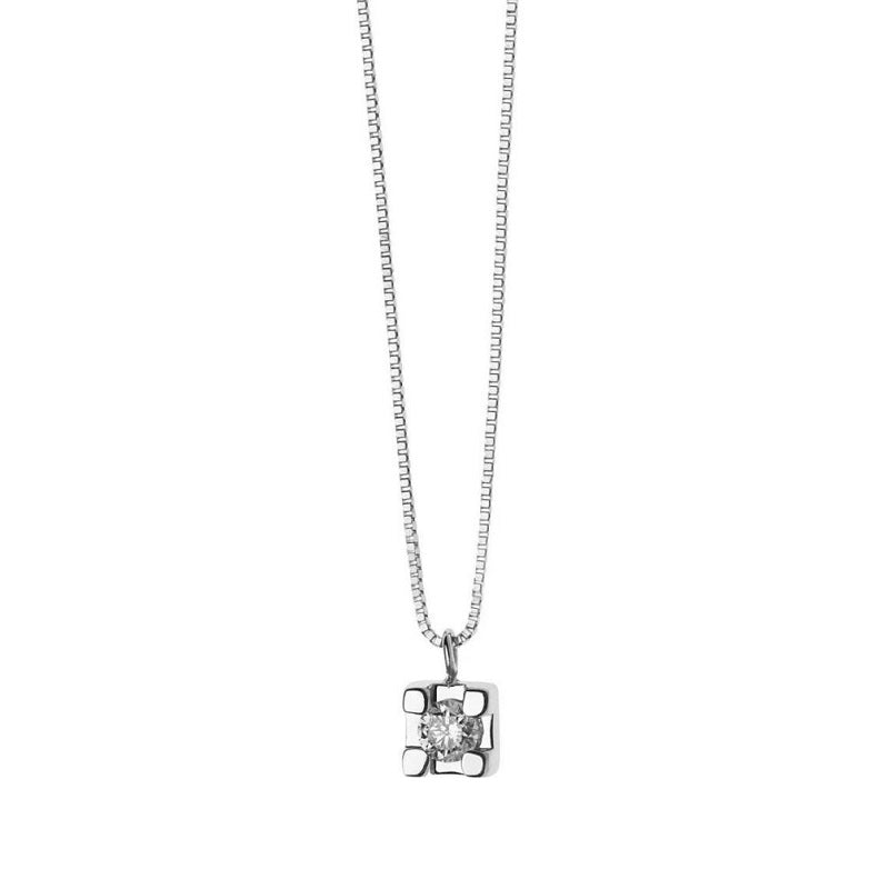 Comete Women's Necklace with Diamond Light Point GLB 1356