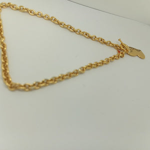 Collana da donna in ottone dorato Guess UBN80805