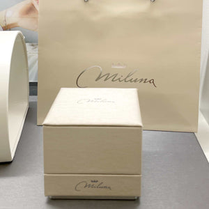 Pearl wire clasp in White Gold and Diamonds Miluna PNL520B