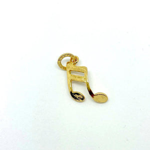 Charm in Argento 925 Nota musicale dorata Giovanni Raspini 08944