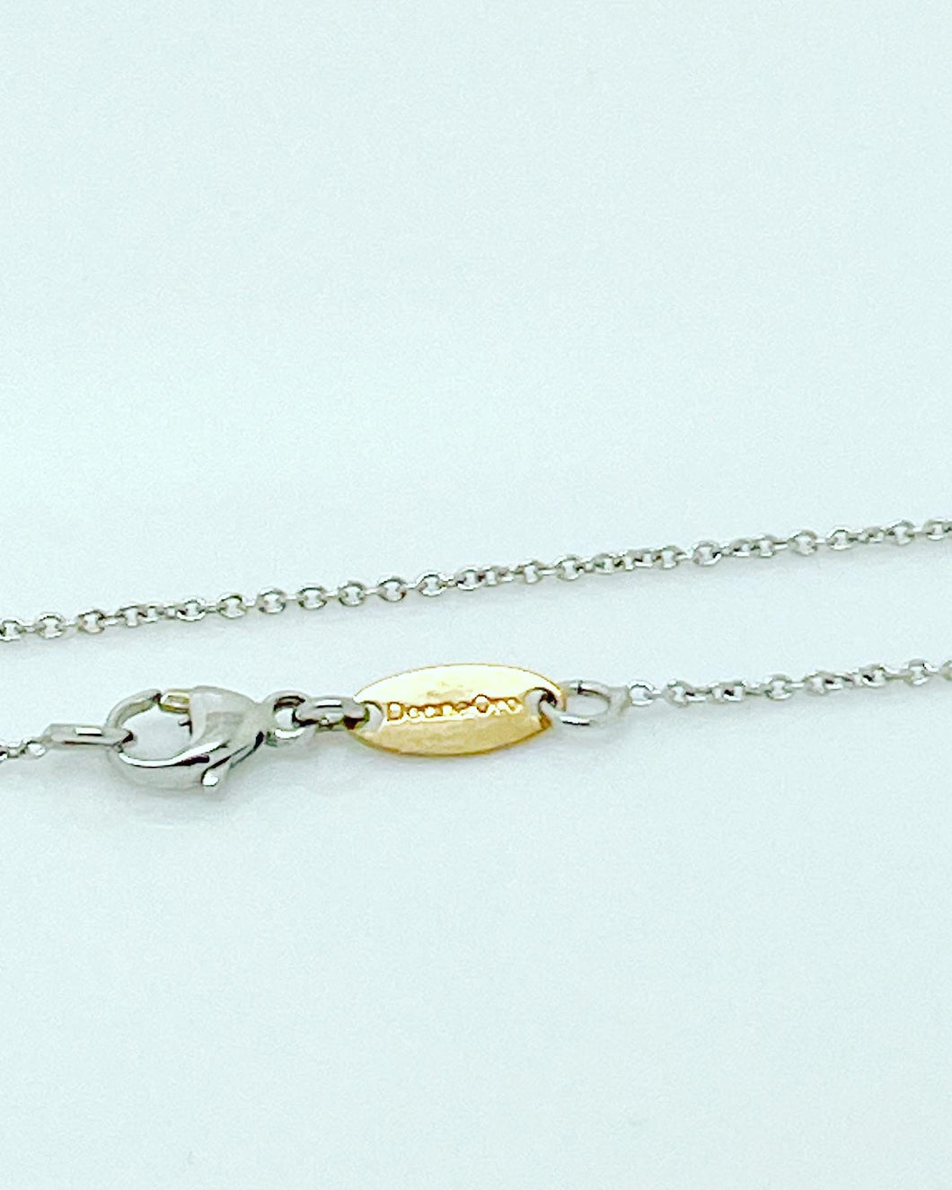 Women's white gold chain DonnaOro 42 cm