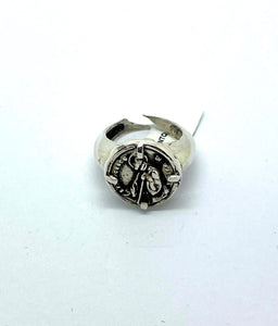 Anello San Francesco Da Paola in argento 925 Cod. 77028