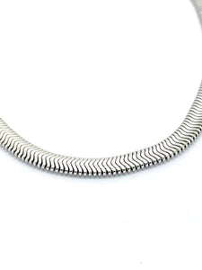 Bracciale in Argento 925 maglia piatta cm 19 Cod.77030