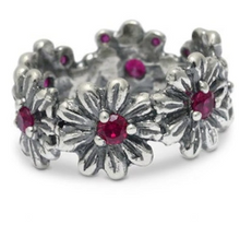 Load image into Gallery viewer, Anello da donna in argento 925 Maestro Riverso Primule Misura 17 AnPrm12-21/R
