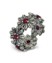 Load image into Gallery viewer, Anello da donna in argento 925 Maestro Riverso Primule Misura 17 AnPrm12-21/R
