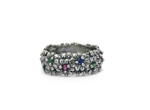 Load image into Gallery viewer, Anello da donna in argento 925 Maestro Riverso Primule Misura 17 AnPrm11/Mult

