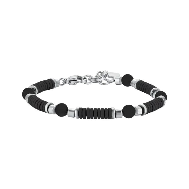 Bracciale bambina in acciaio con pietre Luca Barra JB146