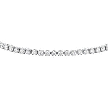 Carica l'immagine nel visualizzatore di Gallery, Bracciale bambina tennis in acciaio con zirconi Luca Barra JB248
