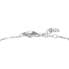 Carica l'immagine nel visualizzatore di Gallery, Bracciale bambina in acciaio con cuore e zircone Luca Barra JB252
