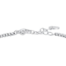 Carica l'immagine nel visualizzatore di Gallery, Bracciale bambino in acciaio con ancora e turchesi Luca Barra JB255
