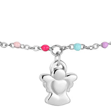 Carica l'immagine nel visualizzatore di Gallery, Bracciale bambina in acciaio con Angelo Luca Barra JB268
