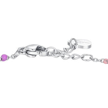 Carica l'immagine nel visualizzatore di Gallery, Bracciale bambina in acciaio con piastra e Angelo Luca Barra JB271
