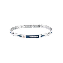 Carica l'immagine nel visualizzatore di Gallery, Bracciale da uomo in acciaio maserati diamonds JM125ATY22
