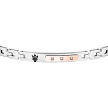 Carica l'immagine nel visualizzatore di Gallery, Bracciale da uomo in acciaio Maserati diamonds JM125ATY23
