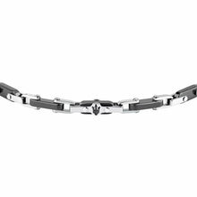 Load image into Gallery viewer, Bracciale da uomo in acciaio e ceramica Maserati JM226ATZ75
