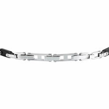 Load image into Gallery viewer, Bracciale da uomo in acciaio e ceramica Maserati JM226ATZ75
