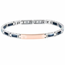 Load image into Gallery viewer, Bracciale da uomo in acciaio e ceramica Maserati JM226ATZ80
