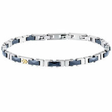 Carica l'immagine nel visualizzatore di Gallery, Bracciale da uomo in acciaio e ceramica Maserati JM226ATZ82
