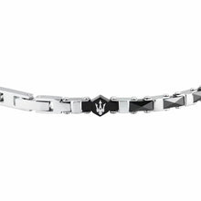 Carica l'immagine nel visualizzatore di Gallery, Bracciale da uomo in acciaio e ceramica Maserati JM226ATZ83
