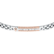 Cargar imagen en el visor de la galería, Brazalete de acero para hombre Maserati Iconic JM423ATY18
