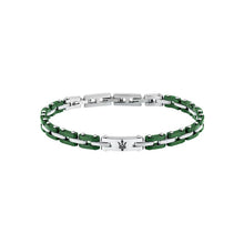 Carica l'immagine nel visualizzatore di Gallery, Bracciale da uomo in acciaio Maserati ceramic JM425ATZ66
