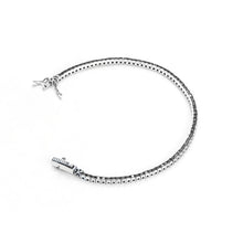 Cargar imagen en el visor de la galería, Pulsera de hombre Cesare Paciotti de plata con circonitas JPBR2311B
