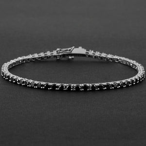 Cesare Paciotti silver men's tennis bracelet JPBR2469B