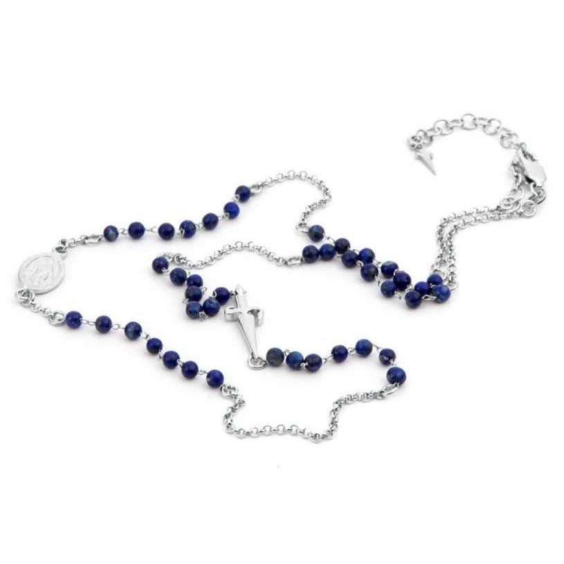 Collana da uomo in argento Cesare Paciotii Rosary JPCL2211B