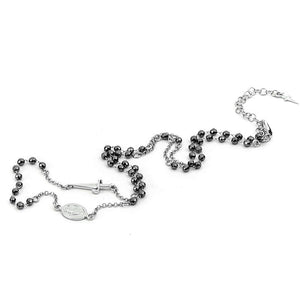 Collana da uomo in argento Cesare Paciotti Rosary JPCL2215B