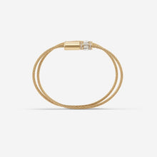 Carica l&#39;immagine nel visualizzatore di Gallery, Bracciale da donna in acciaio dorato e cristalli Guess JUBB05 395JW YG
