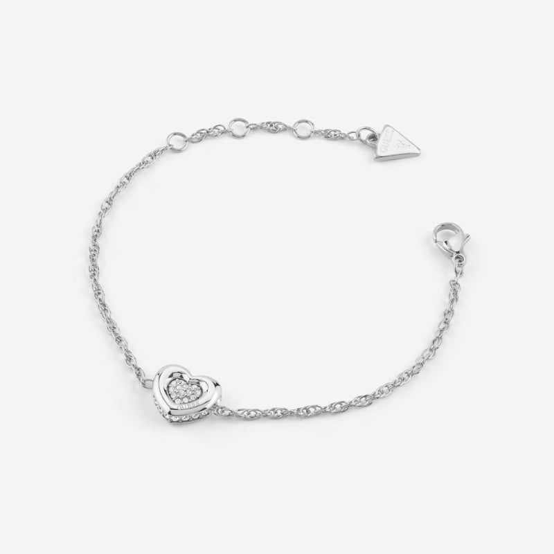 Bracciale da donna in acciaio e cristalli Guess JUBB05 461JW RH