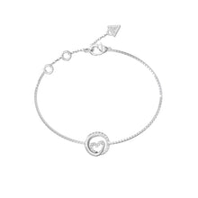 Carica l&#39;immagine nel visualizzatore di Gallery, Bracciale da donna in acciaio e cristalli Guess JUBB05 527JW RH
