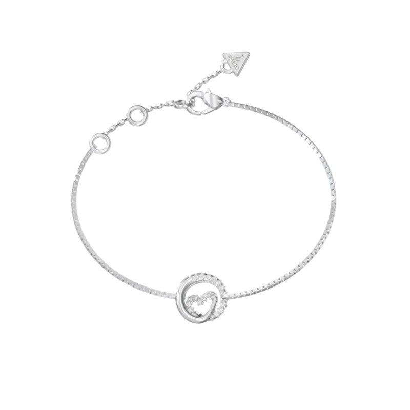 Bracciale da donna in acciaio e cristalli Guess JUBB05 527JW RH