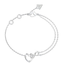 Carica l&#39;immagine nel visualizzatore di Gallery, Bracciale da donna in acciaio e cristalli Guess JUBB05 531JW RH
