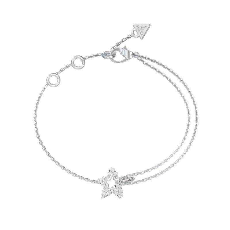 Bracciale da donna in acciaio e cristalli Guess JUBB05 538JW RH
