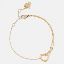 Carica l&#39;immagine nel visualizzatore di Gallery, Bracciale da donna in acciaio dorato e cristalli Guess JUBB05 531JW YG
