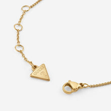 Carica l&#39;immagine nel visualizzatore di Gallery, Bracciale da donna in acciaio dorato Guess JUBB05 542JW YG
