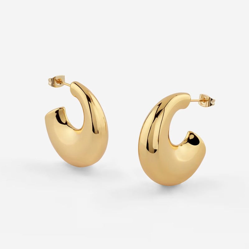 Orecchini da donna in acciaio dorato Guess JUBE05 338JW YG