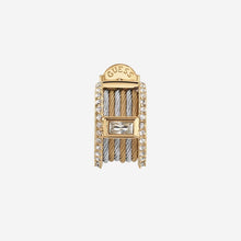 Carica l&#39;immagine nel visualizzatore di Gallery, Orecchini da donna in acciaio dorato e cristalli Guess JUBE05 391JW YGRH
