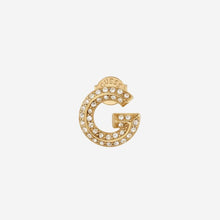 Carica l&#39;immagine nel visualizzatore di Gallery, Orecchini da donna in acciaio dorato e cristalli Guess JUBE05 443JW YG
