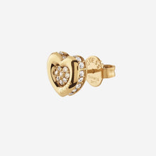 Carica l&#39;immagine nel visualizzatore di Gallery, Orecchini da donna in acciaio dorato e cristalli Guess JUBE05 466JW YG
