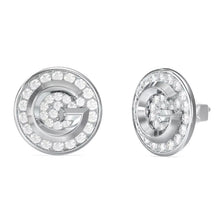Carica l&#39;immagine nel visualizzatore di Gallery, Orecchini da donna in acciaio e cristalli Guess JUBE05 448JW RH
