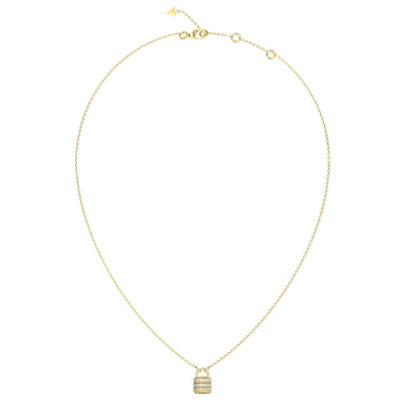 Collana da donna in acciaio dorato Guess JUBN05 417JM YG