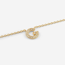 Carica l&#39;immagine nel visualizzatore di Gallery, Collana da donna in acciaio dorato e cristalli Guess JUBN05 441JW YG
