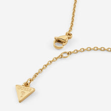 Carica l&#39;immagine nel visualizzatore di Gallery, Collana da donna in acciaio dorato e cristalli Guess JUBN05 441JW YG
