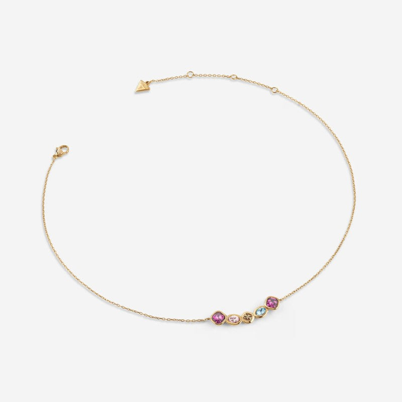 Collana da donna in acciaio dorato Guess JUBN05 569JW YGMC