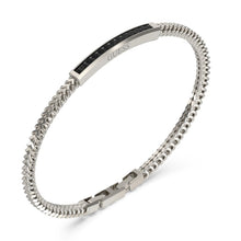 Carica l&#39;immagine nel visualizzatore di Gallery, Bracciale da uomo in acciaio e cristalli Guess JUMB05 099JW ST
