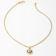 Carica l&#39;immagine nel visualizzatore di Gallery, Collana da uomo in acciaio dorato Guess JUMN01 316JW YGYB
